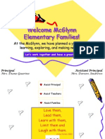 McGlynn Elementary Back To School Night 2013 Presentation