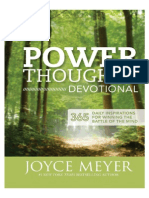 Power Thoughts Devotional, Joyce Meyer - Excerpt