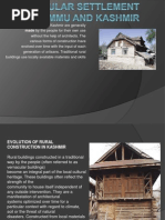 Vernacular Settlement of Jammu and Kashmir