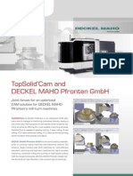 Topsolid'Cam and Deckel Maho Pfronten GMBH