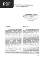 SINTOMA: A FALA ENIGMÁTICA DO INCONSCIENTE - Ivanir Barp Garcia