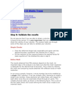 2-D Static Truss: Step 9: Validate The Results