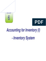 Lecture 6 Accounting For Inventory (I)