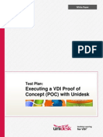 VDI Proof of Concept (POC) Test Plan