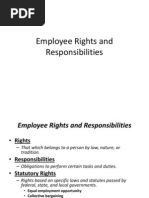 Employee Rights and Responsibilities