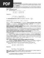 Two Phase Procedure - Operation Research