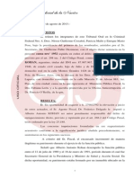 Sentencia de Absolución Alberto Kohan Por Enriquecimiento Ilícito