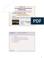 Quality Assurance of External Beam Radiotherapy