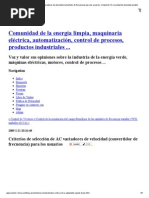 Criterios de Selección de AC Variadores de Velocidad (Convertidor de Frecuencia) para Los Usuarios - Unidad de CA, La Unidad de Velocidad Variable