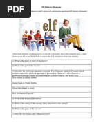 Elf Literary Elements Literary Elements Worksheet