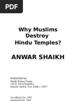 Why Muslims Destroy Hindu Temples