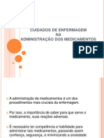 Cuidados de Enfermagem Na Adm de Medicamentos