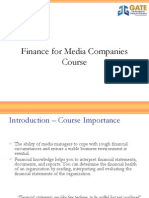 Finance For Media Companies