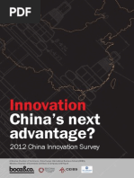 BoozCo 2012 China Innovation Survey