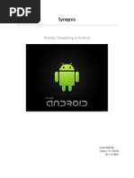 Synopsis - Process Scheduling in Android
