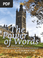 The Power of Words Essays