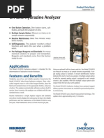 Emerson Hydrazine Analyser