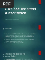 CWE-863 Incorrect Authorization