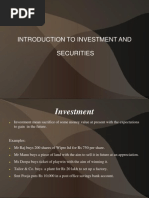 Chapter 1 Introduction To Investment