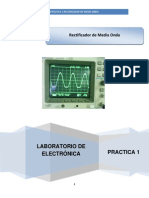 Práctica 1 Rectificador de Media Onda