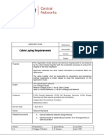 Cable Laying Requirements