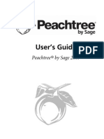 Peachtree Users Manual