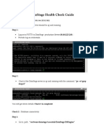 DataStage Health Check Guide, Its A Guide For Checking Health of Unix Sever