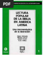 RIBLA 1-Lectura Popular Biblia