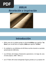 Biblia Revelacion e Inspiracion