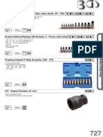 12-Piece T-Star Bit Socket Set, Extra Short, T8 - T60: Item # 5098