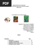 Monografia Sobre La Investigacion en Las Ciencias Sociales