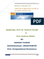 A Project Report On Turbulent Flows