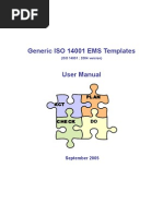 Generic ISO 14001 EMS Manual