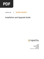 Vyatta - Install and Upgrade