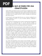 Paises Que Se Rigen Por Una Constitución