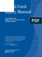 Spinal Cord Injury Manual: A Publication of The Regional Spinal Cord Injury Center of Delaware Valley