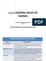 Professional Roles of Nurses