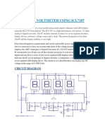 Digital Voltmeter Using Icl7107