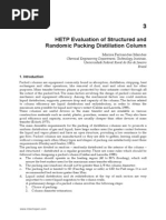 InTech-Hetp Evaluation of Structured and Randomic Packing Distillation Column