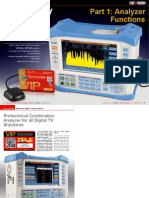 Deviser TV Analyser S7000: Part 1: Analyzer Functions