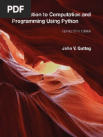 Introduction To Computation and Programming Using Python