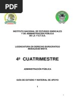 Cuarto Cuatrimestre Administración Pública PDF