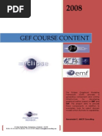 Gef Course Content: GEF. The Project Aims To Provide