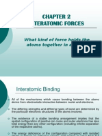 Interatomic Forces: What Kind of Force Holds The Atoms Together in A Solid?