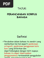 Perancangan Korpus Bahasa