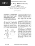 Optimum Design of A Journal Bearing - A Review: National Conference On Recent Trends in Engineering & Technology