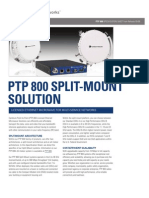 PTP 800 Split-Mount Solution: Licensed Ethernet Microwave For Multi-Service Networks