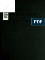 Organ Registration - 272-Pages - Comprehensive Guide by Everette E Trudette - 1919