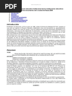 Evaluacion Del Proyecto Educativo Institucional Instituciones Educativas