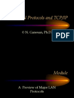 LAN Protocols and TCP/IP: © N. Ganesan, PH.D